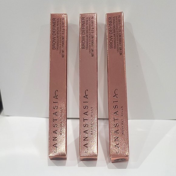 41% SALE 💛 3 x Anastasia BLONDE Brow Definer Triangular Brow Pencils ✨BNIBs - Picture 4 of 10